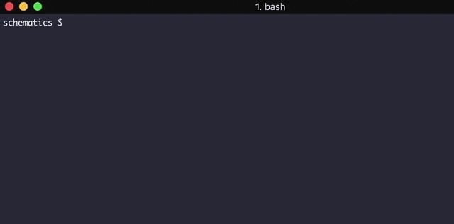 Running our schematic